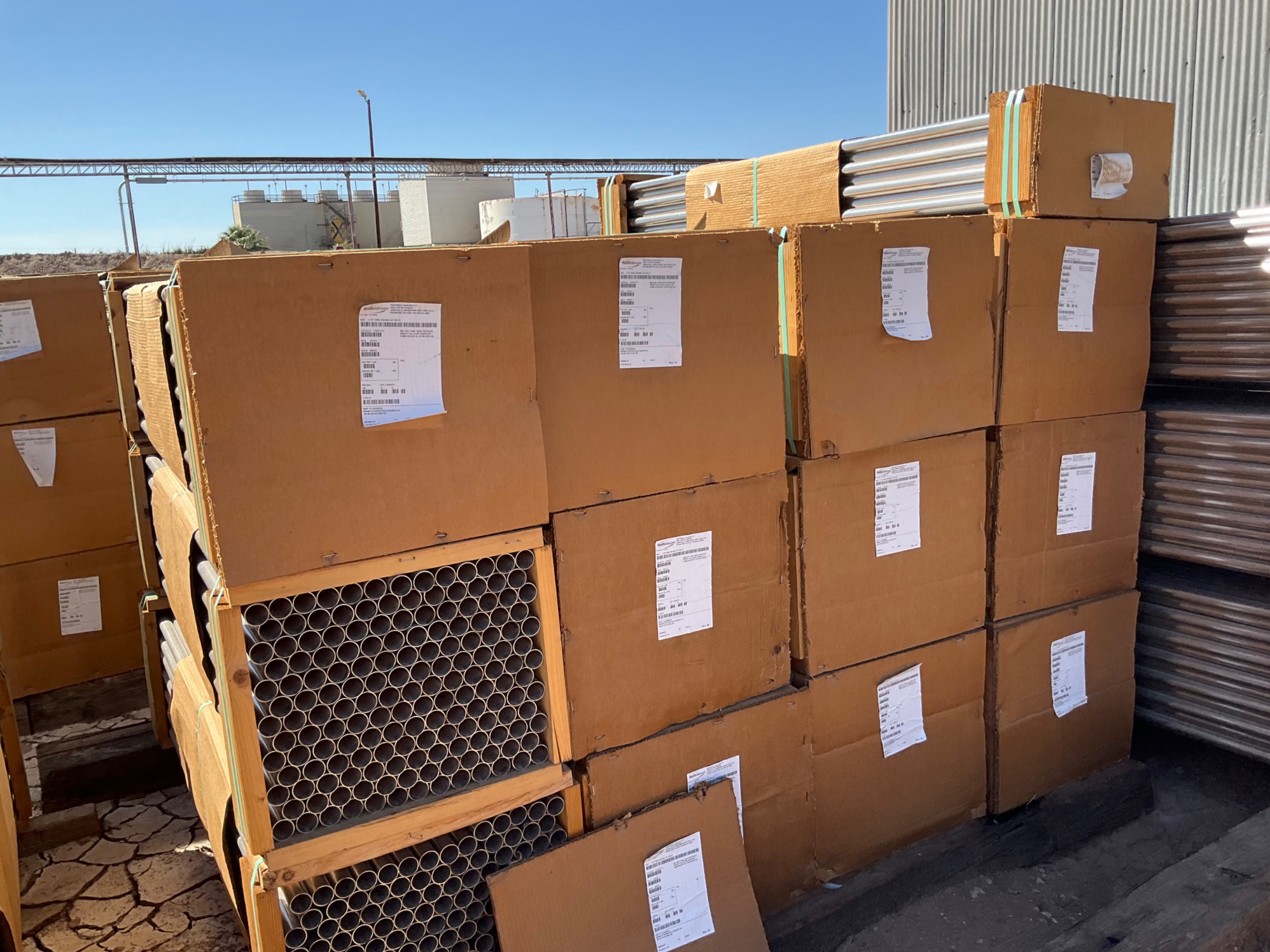 BULK QTY OF 2024 RATHGIBSON 1-1/2" 065A 304/304L 20' STAINLESS STEEL TUBES - undefined