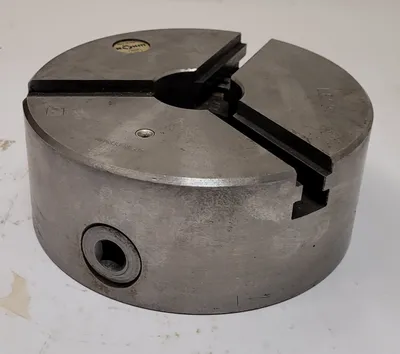 ROHM 3 JAW CHUCK, MODEL 160, 6.25" DIA, 1.5" CENTER HOLE ID, 2.5" HEIGHT, 3600 MIN RPM - undefined