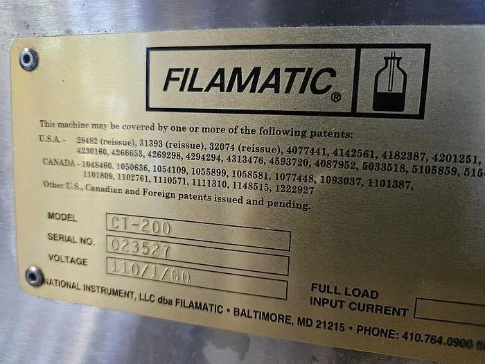 2020 FILAMATIC ECONOFIL AUTOMATIC FILLING AND CAPPING LINE - undefined