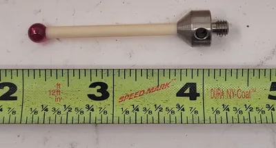 RENISHAW A-5555-0042 PROBE RUBY POINT SOLID CARBIDE STEM M5 THREAD 6MM BALL - undefined