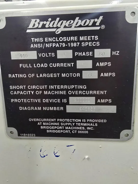 1978 BRIDGEPORT EZ TRAK SX VERTICAL MILL 9X48" TBL 2HP 33.5"X 12"Y 60-4200 RPM R8 - undefined