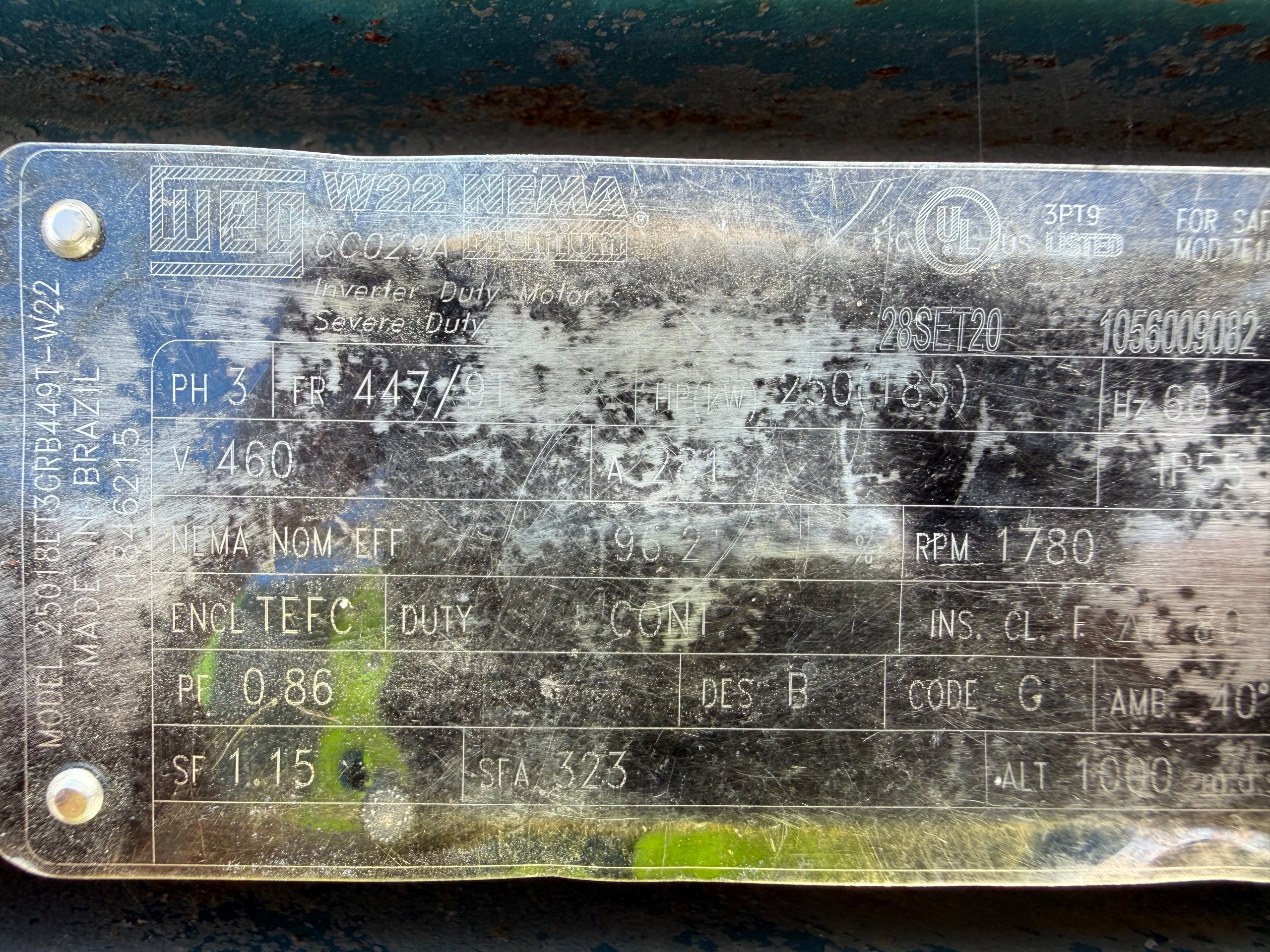 SUMMIT 2175L PUMP & 250 HP MOTOR ASSEMBLY - undefined