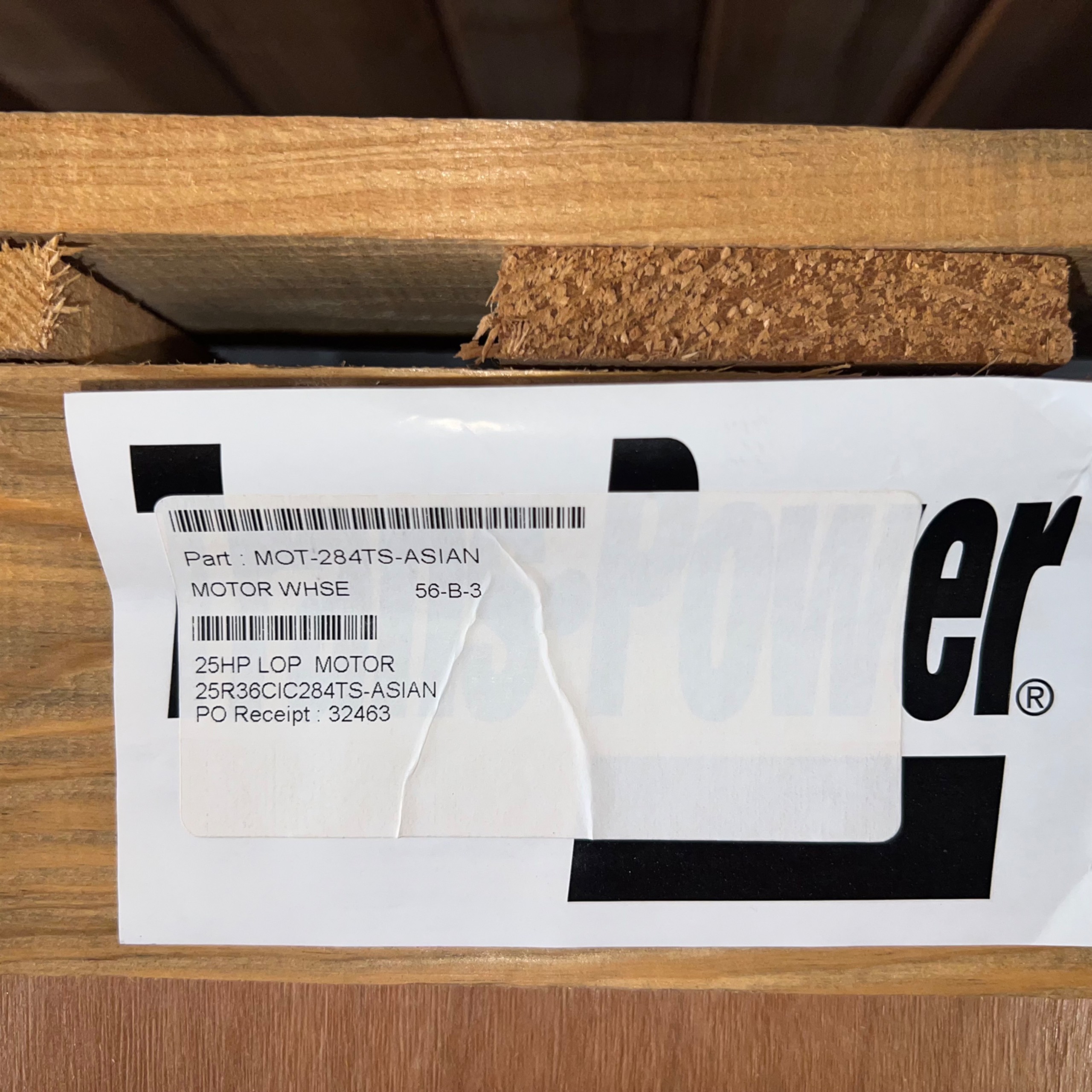 TRANS•POWER TPE25R36CIC284TS AC MOTOR - undefined