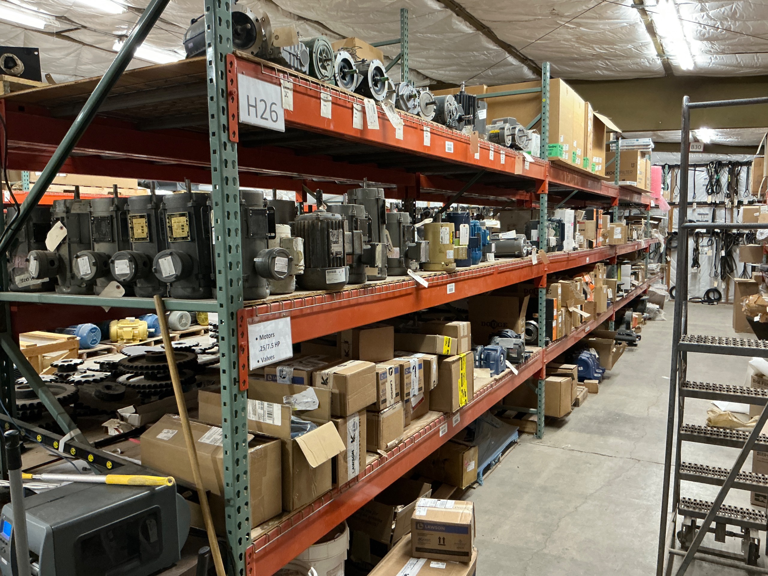 BULK QTY OF SPARE PARTS INVENTORY - undefined