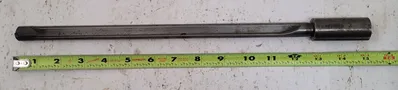 CJT STRAIGHT FLUTE DRILL BIT, .65" X 15", 2 STRAIGHT FLUTES, 15” OAL, 1” SHANK, .65” HEAD - undefined