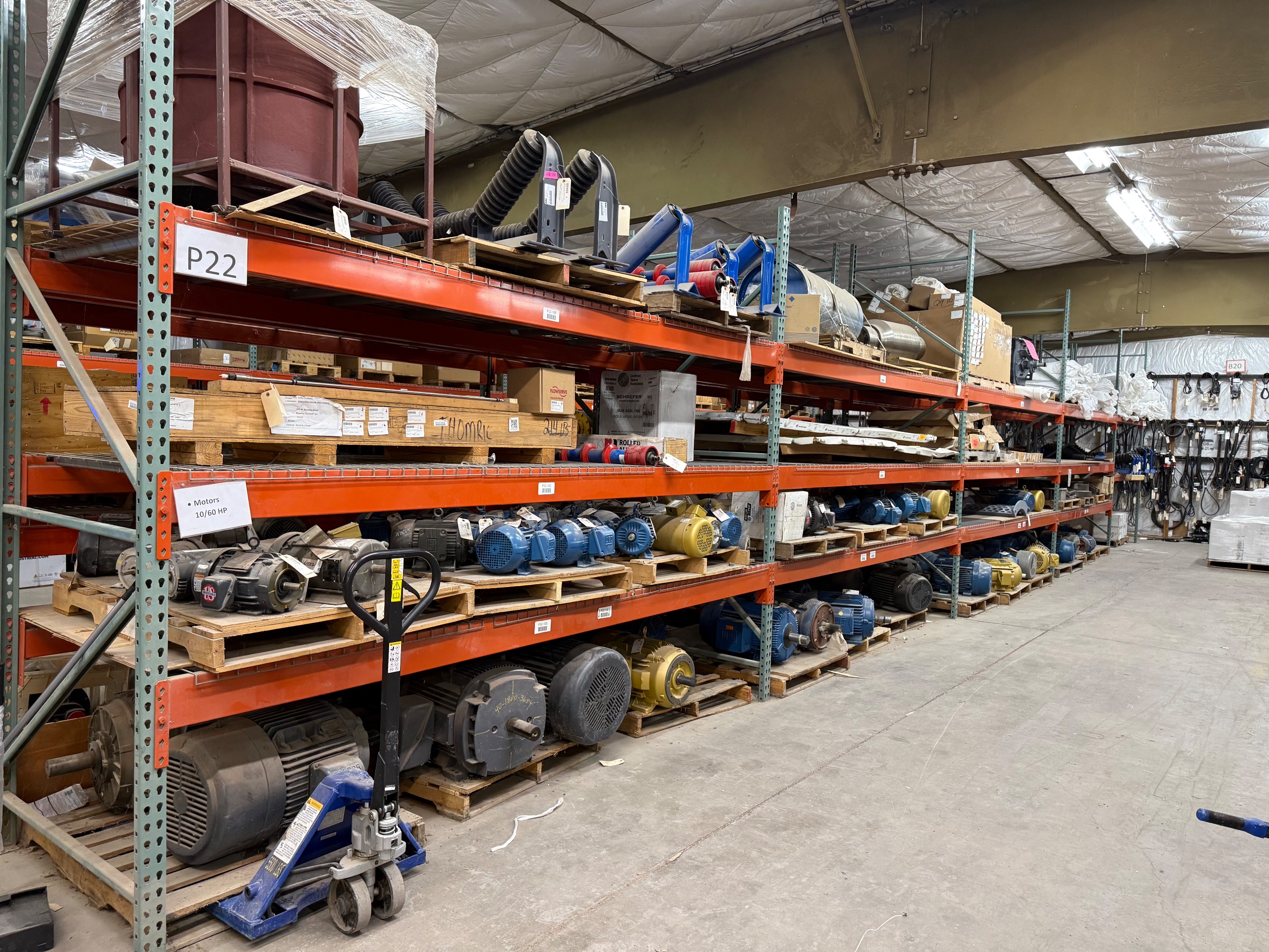 BULK QTY OF SPARE PARTS INVENTORY - undefined