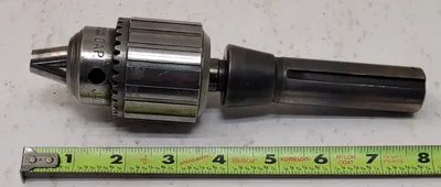 JACOBS 34-06 BALL BEARING CHUCK 6 TAPER W/ R8 HOLDER (0-1/2IN CAP) - undefined