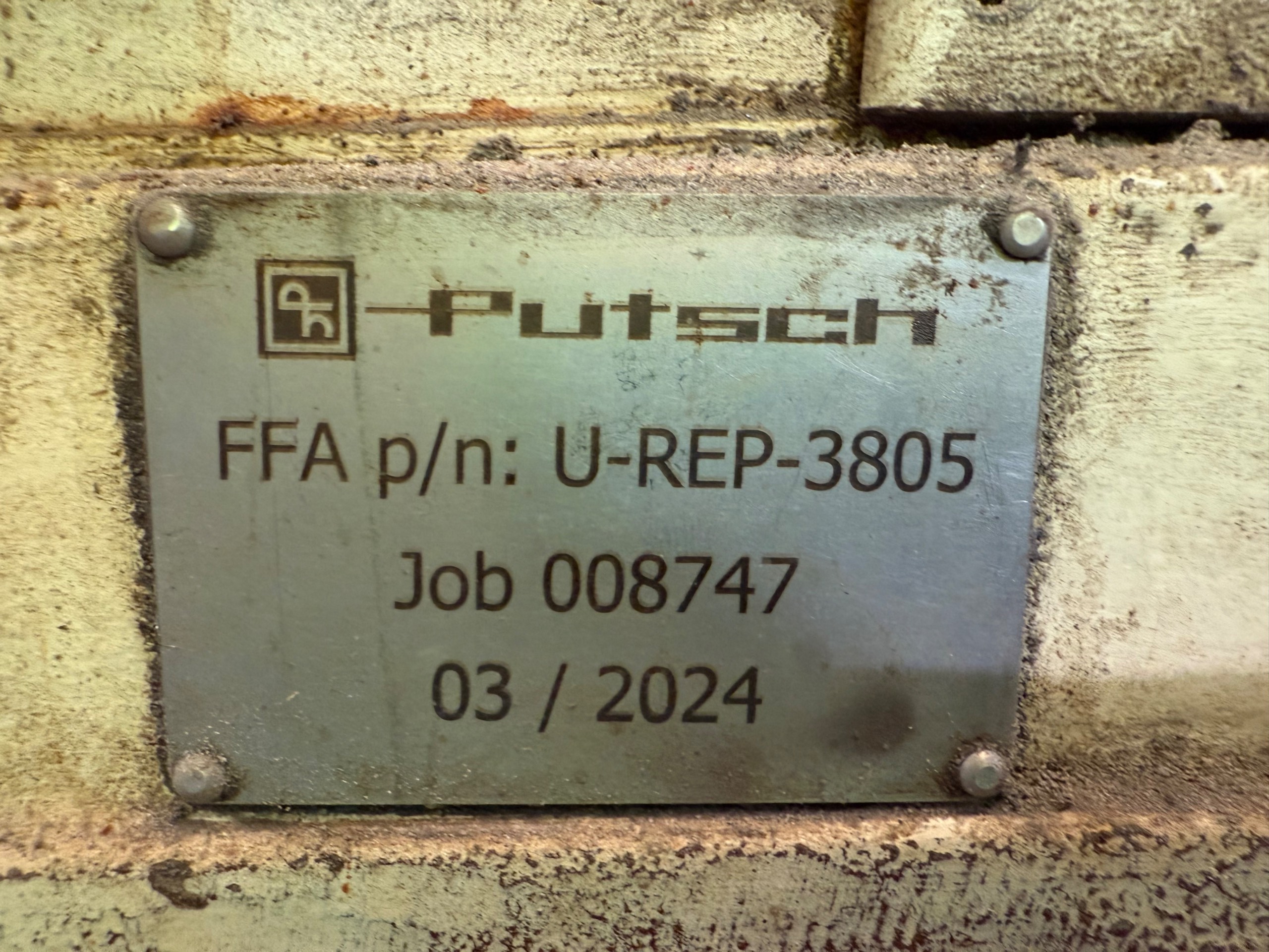 PUTSCH BEET SLICER BLADE SHARPENING MACHINE - undefined