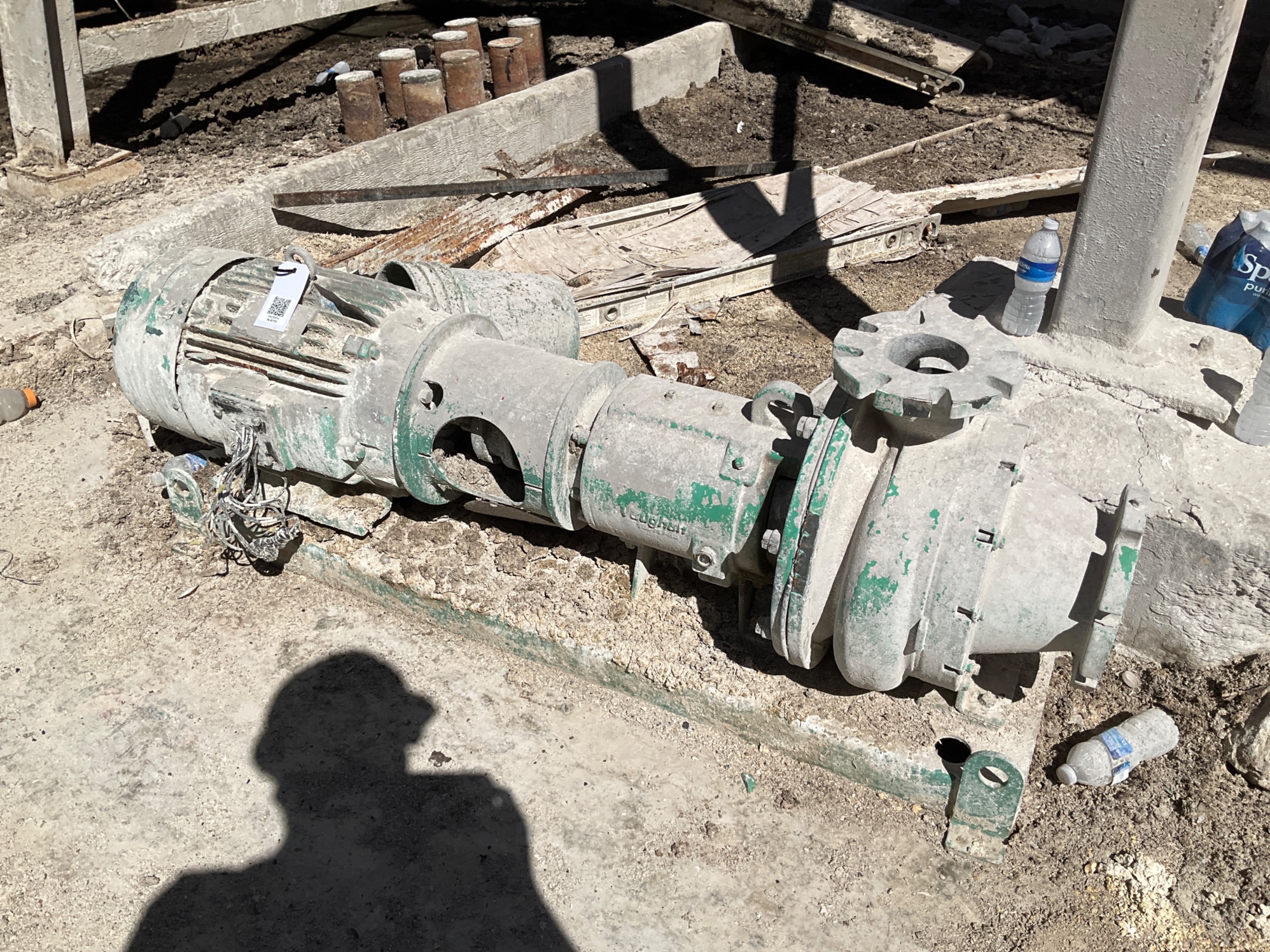 VAUGHAN DISINTEGRATOR SLURRY PUMP & MOTOR ASSEMBLY - undefined