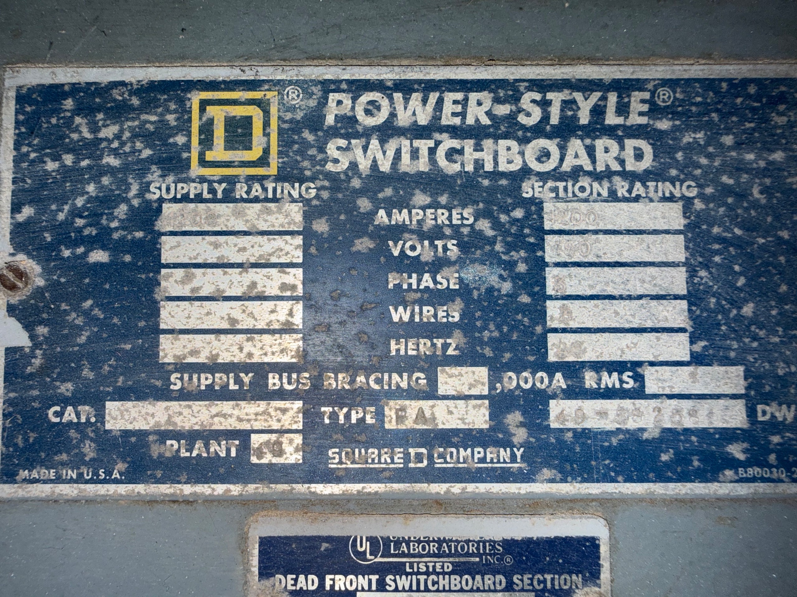 BULK QTY OF ELECTRICAL SWITCHGEAR - undefined