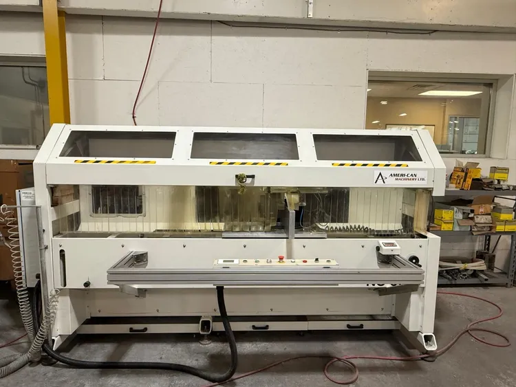 AMERI-CAN NS5060 INDUSTRIAL SAW, TWO-BLADED NOTCHING MACHINE, 9HP, VERTICAL Ø 600 MM BLADE - undefined