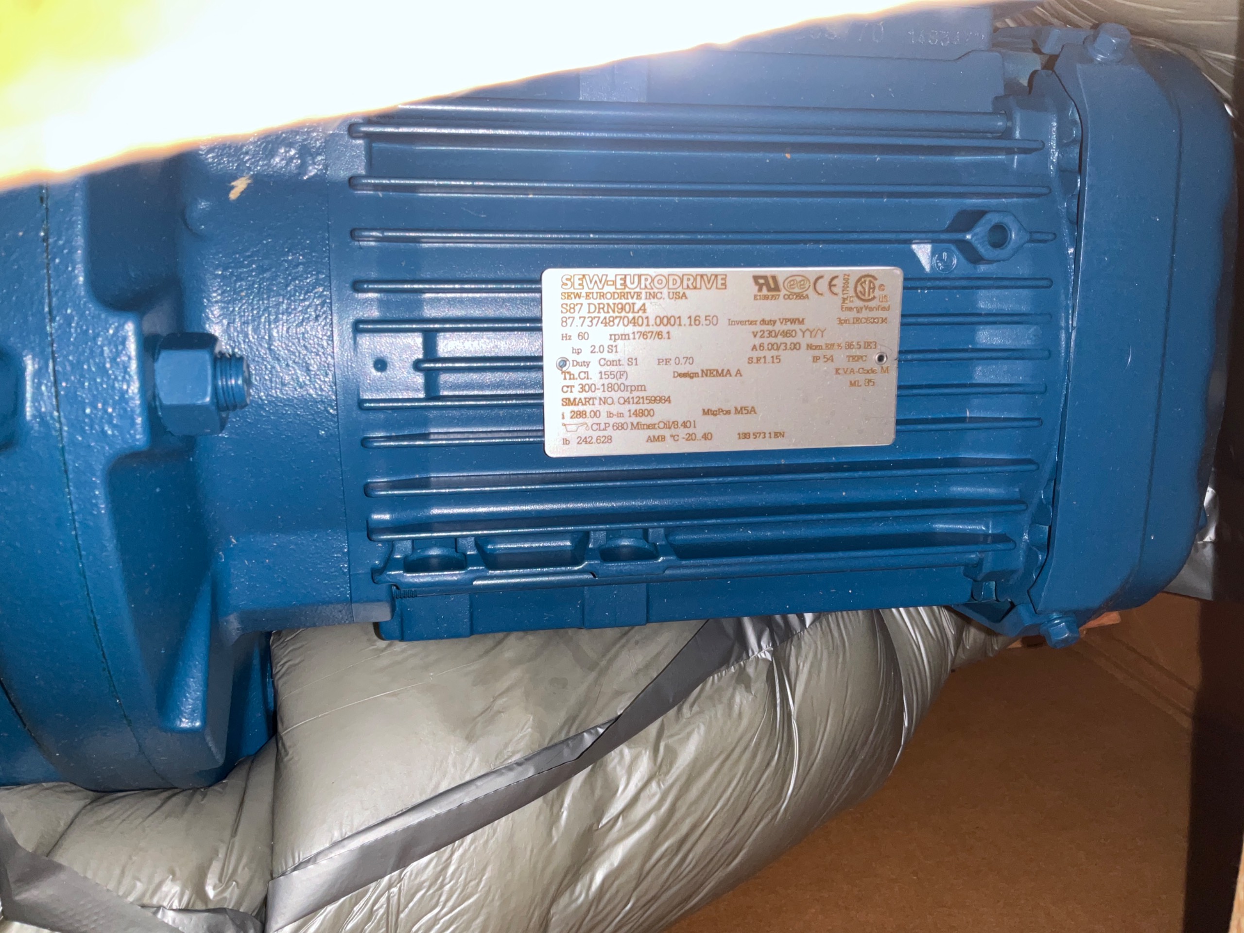 QTY 2: SEW-EURODRIVE MOTORS - undefined