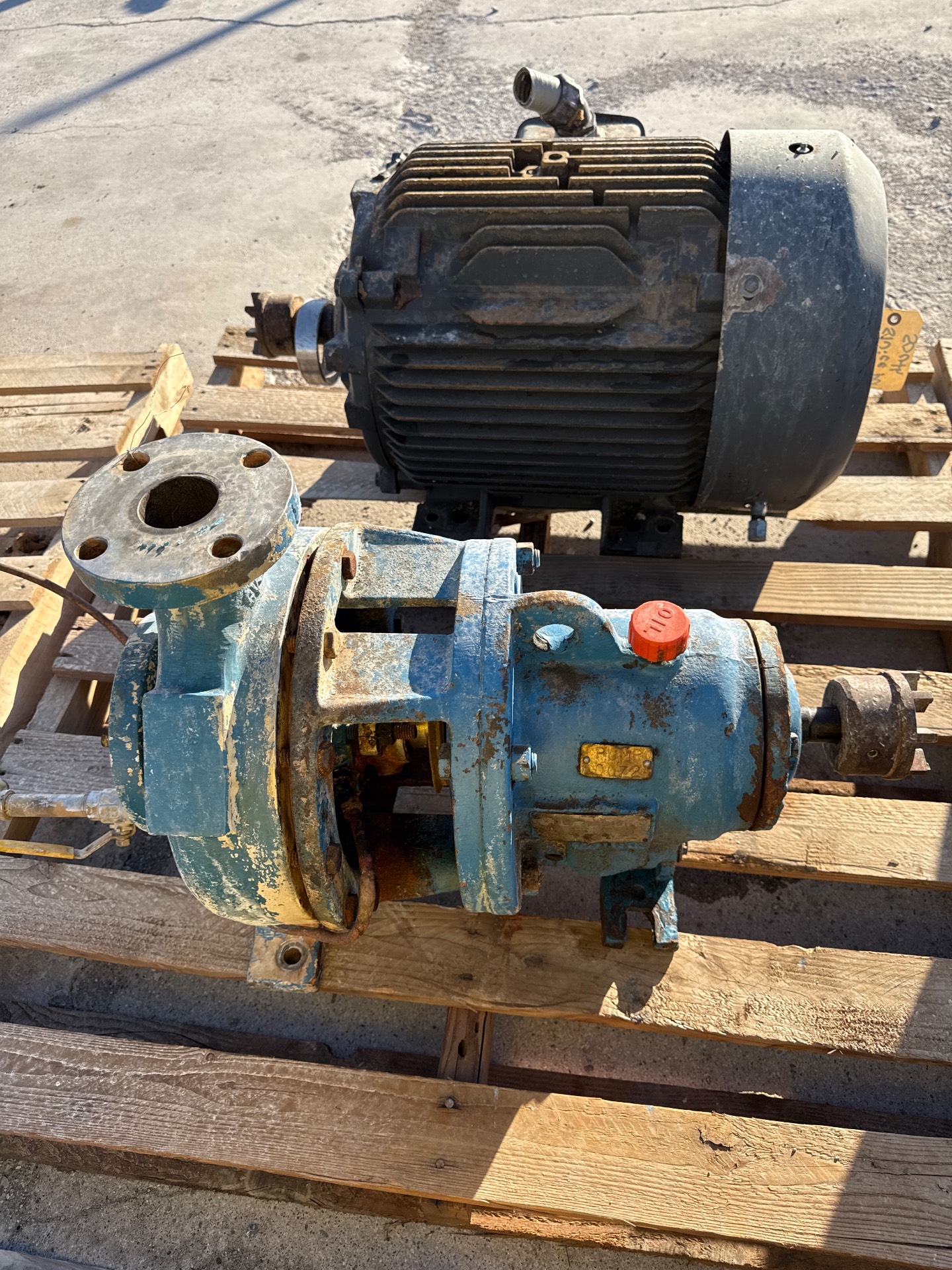 LA BOUR PUMP & 50 HP MOTOR ASSEMBLY - undefined