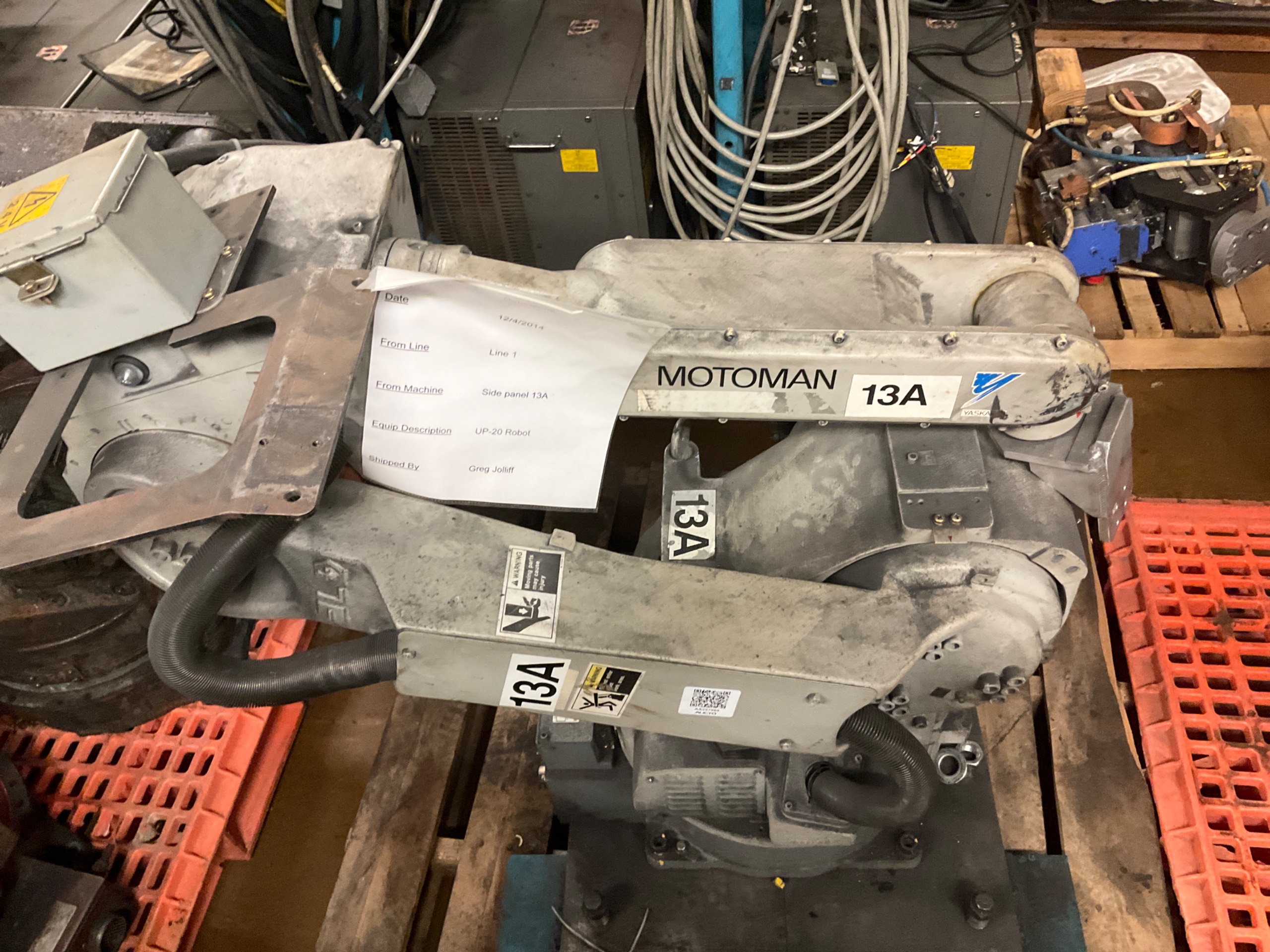 YASKAWA MOTOMAN-UP20 ARTICULATED ROBOT - undefined