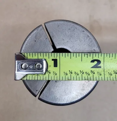 5C STEP COLLET, 2" HEAD DIAMETER, 1-1/8" HEAD THICKNESS, 5/8" PILOT HOLE, 4.5" OAL - undefined