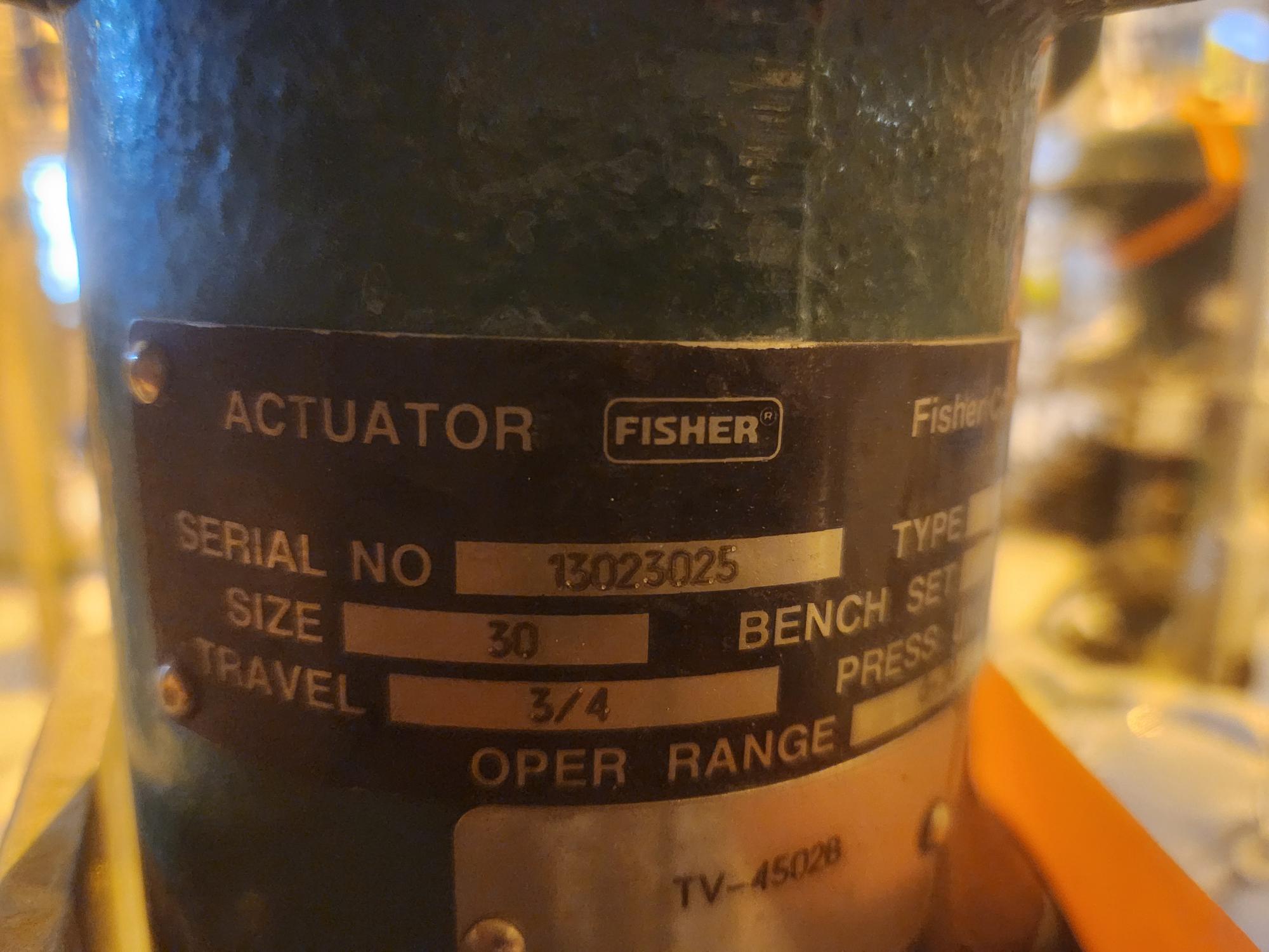 FISHER ED CONTROL VALVE & 667 ACTUATOR ASSEMBLY - undefined