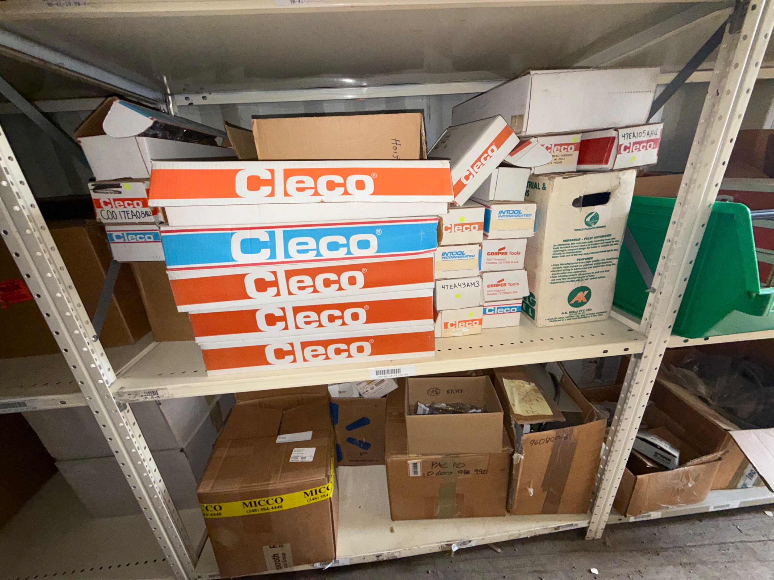 BULK INVENTORY OF INDUSTRIAL PARTS AND TOOLS - undefined