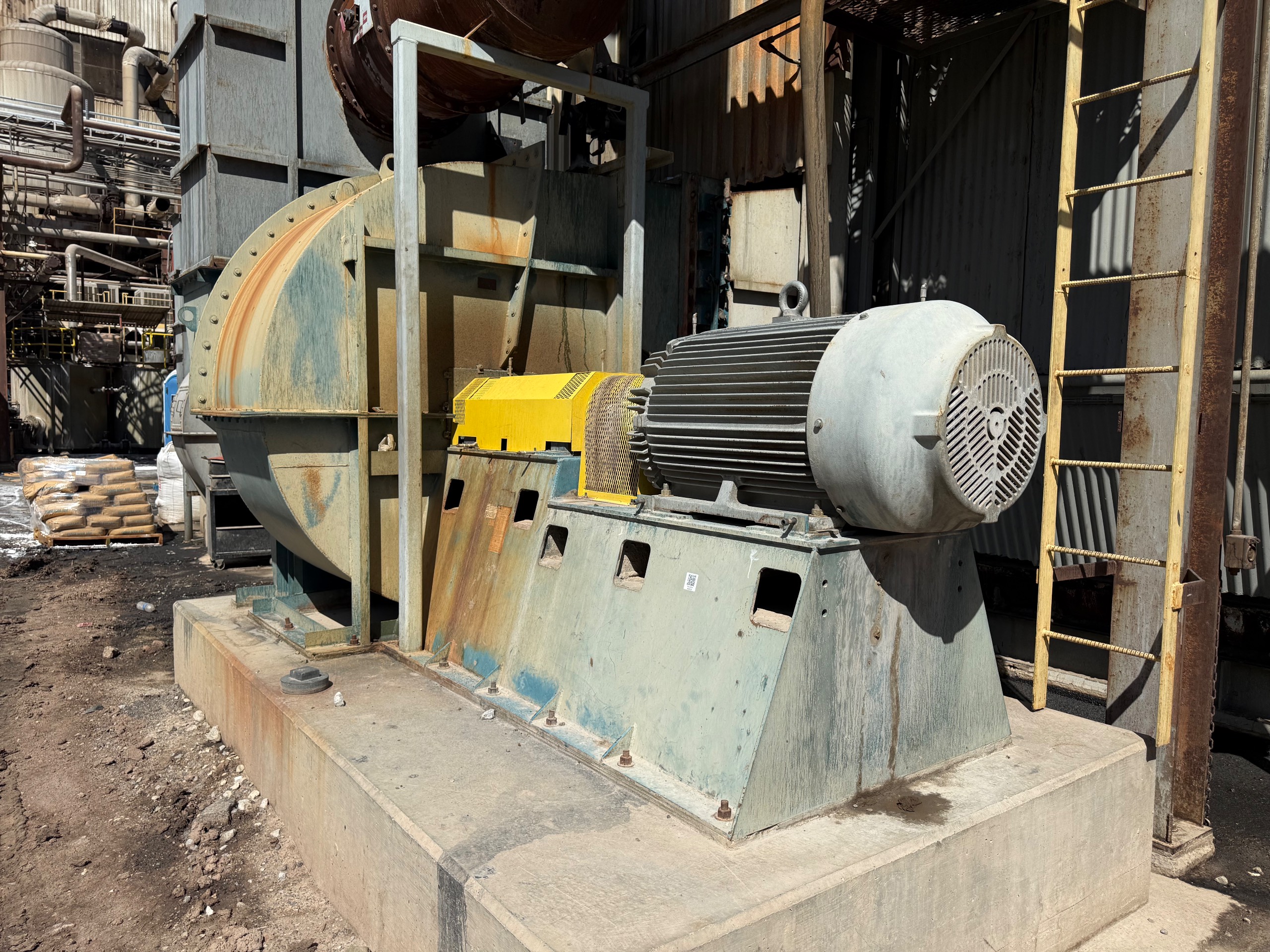 TWIN CITY FAN & BLOWER HIB SW BLOWER & 300HP MOTOR ASSEMBLY - undefined