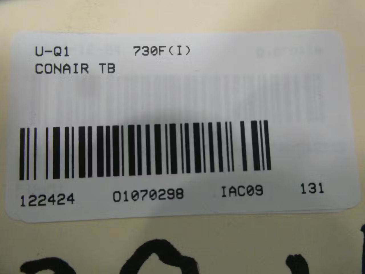 CONAIR TB250 GRAVIMETRIC BLENDER 115V-AC 1PH - undefined