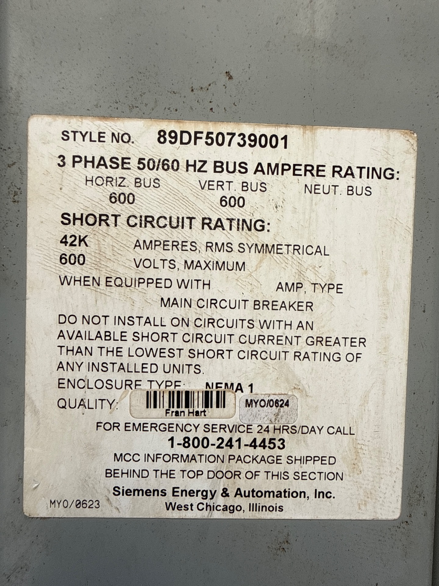 BULK QTY OF SIEMENS MCC, 4 SECTIONS - undefined