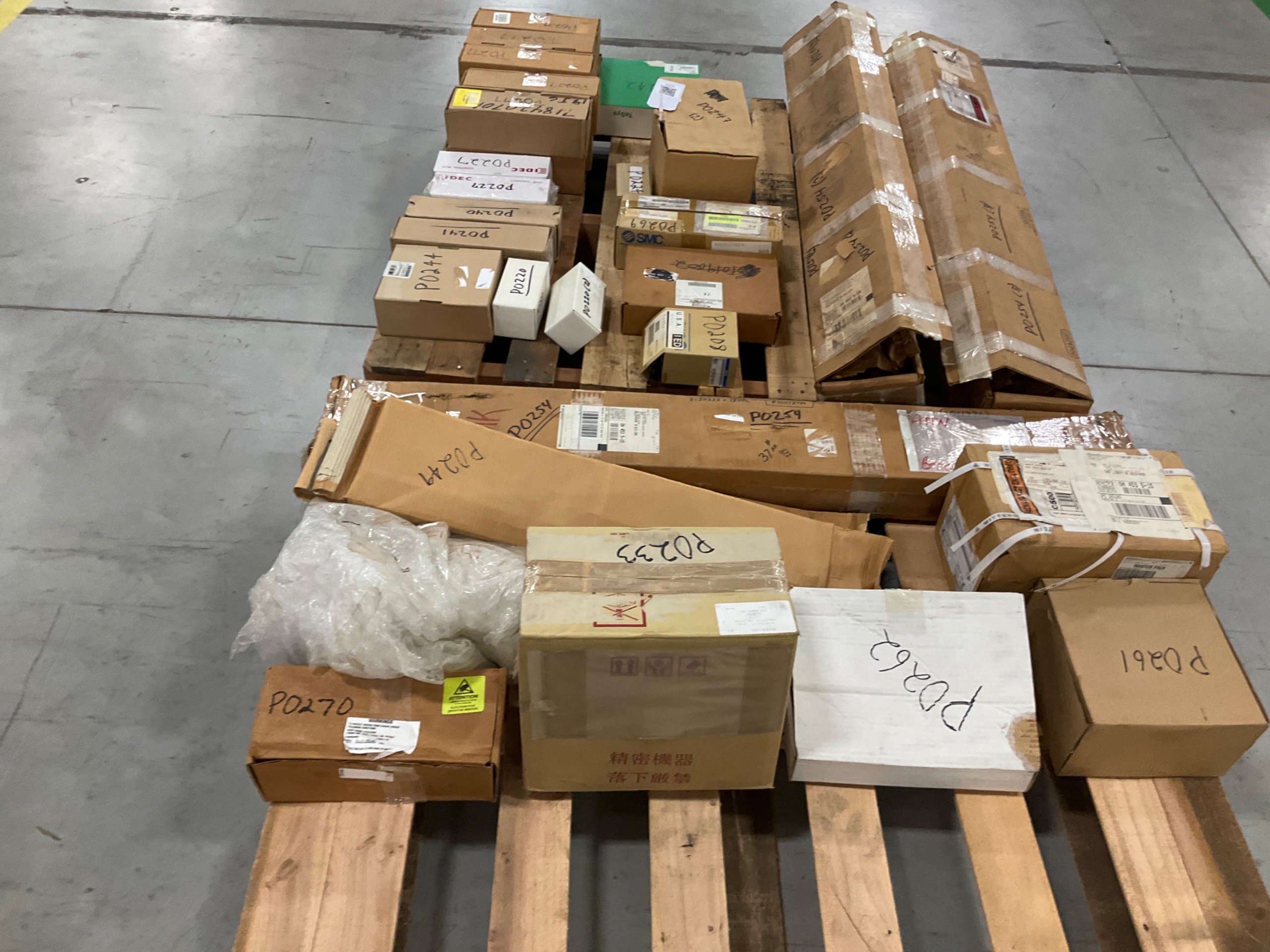 BULK LIST OF ELECTRICAL PARTS - undefined