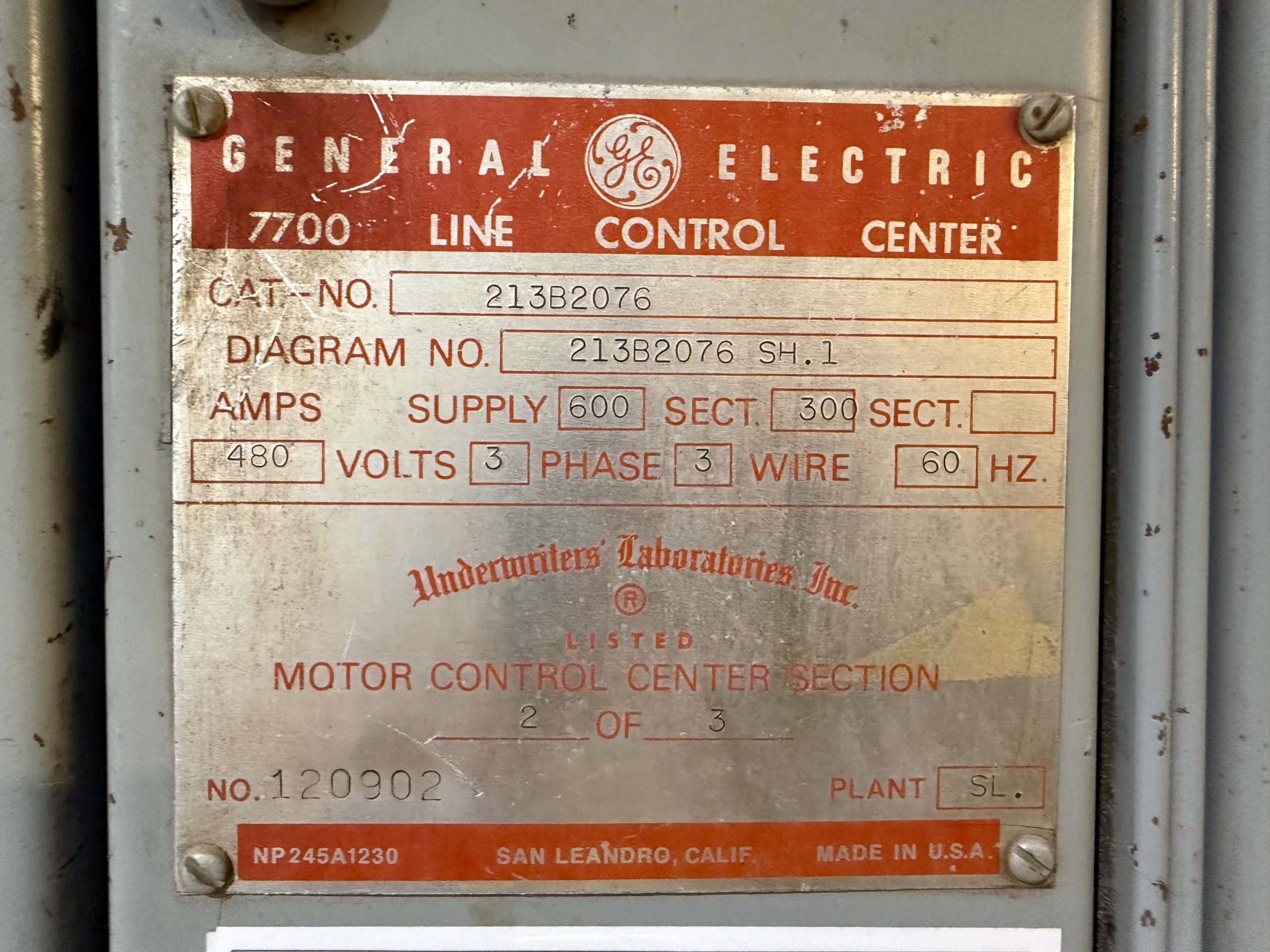 CONTENTS OF ELECTRICAL ROOM - undefined