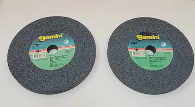 NORTON CO GEMINI BENCH AND PEDESTAL WHEEL (SET OF 2) 10X1X1-1/4, MAX RPM 2485 - undefined