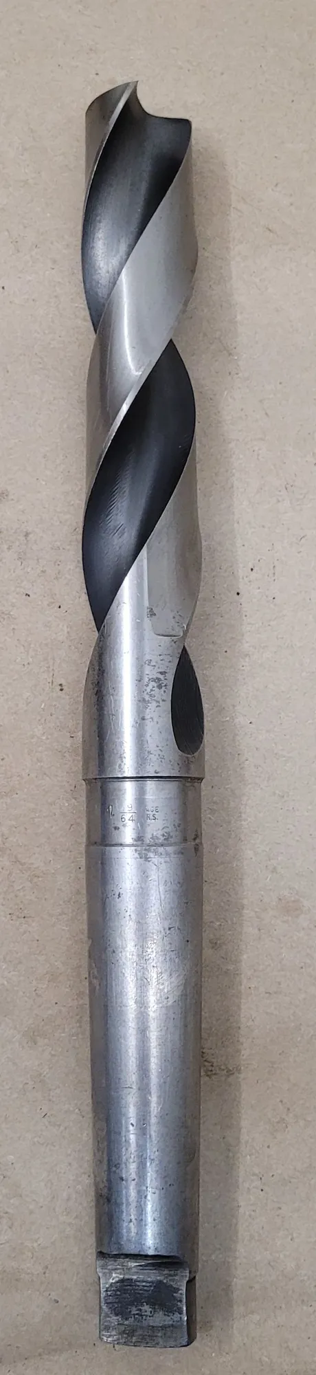 ACE 1-19/64" HSS TWIST DRILL, 4MT MORSE TAPER, 13" OAL, 7" FLUTE LENGTH - undefined