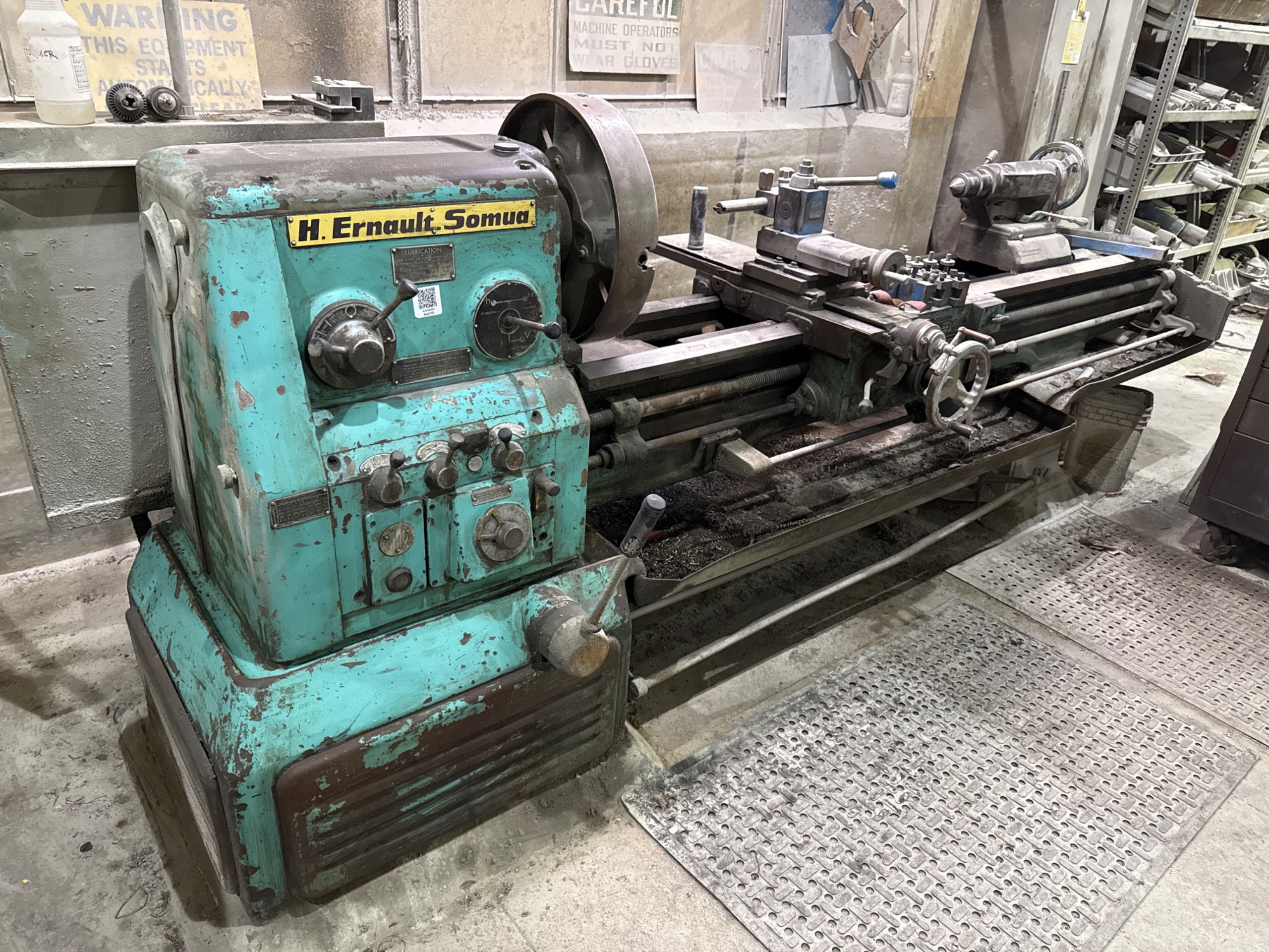 1965 H. ERNAULT-SOMUA HN 500 MANUAL LATHE - undefined