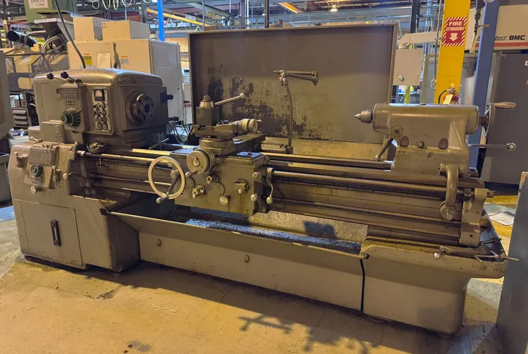 1978 MONARCH 610 ENGINE LATHE, 20" X 54", 10HP, 1500RPM, 2.25" BORE, D1-6, 12" CHUCK - undefined