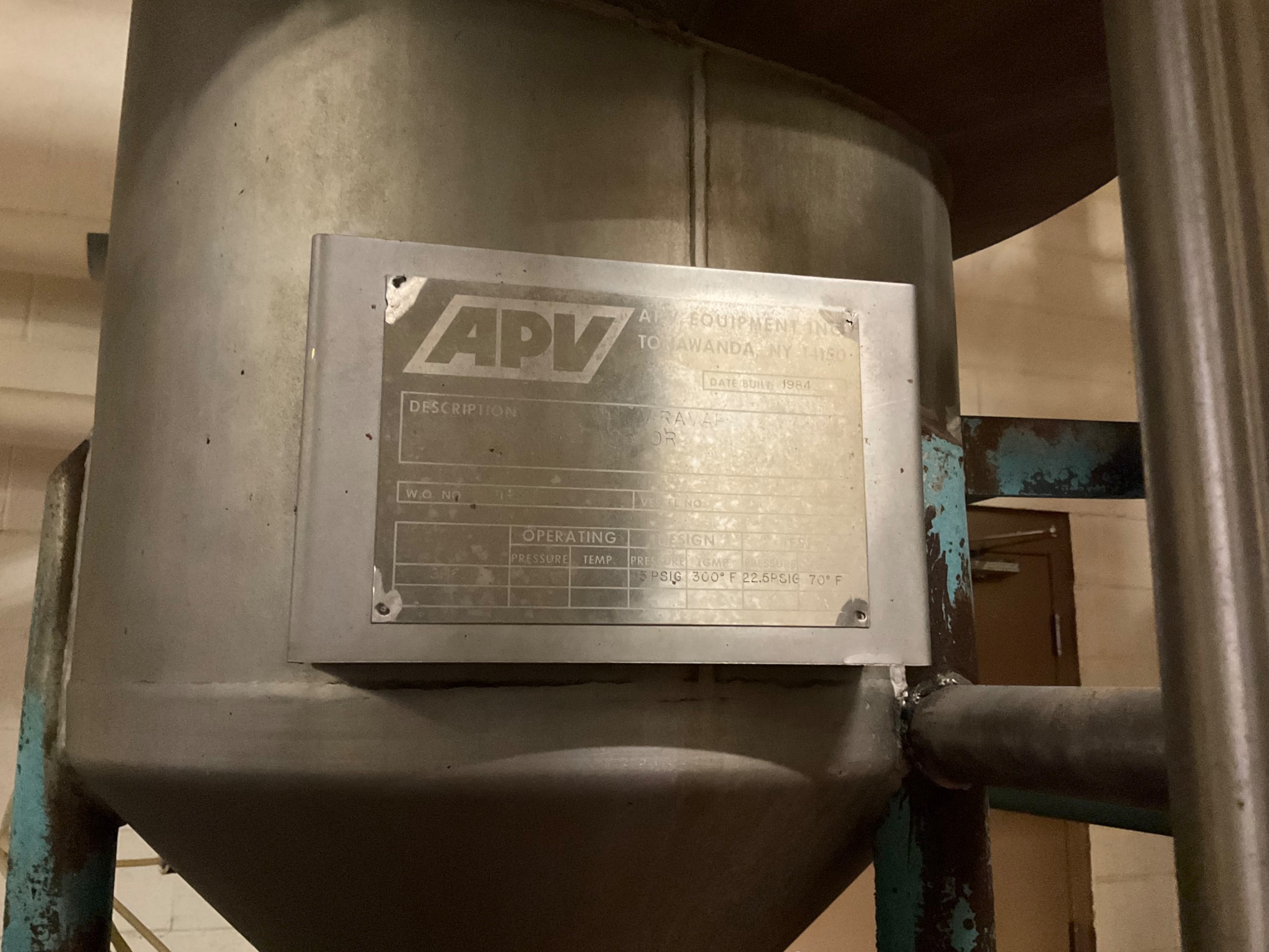 1984 APV EQUIPMENT INC. SEPARATOR - undefined