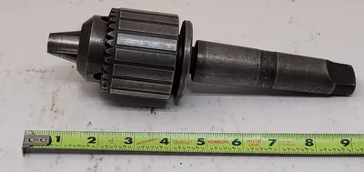 JACOBS NO 36 BALL BEARING CHUCK, 4MT ARBOR, CAP: 3/16-3/4IN, OAL: 9IN - undefined