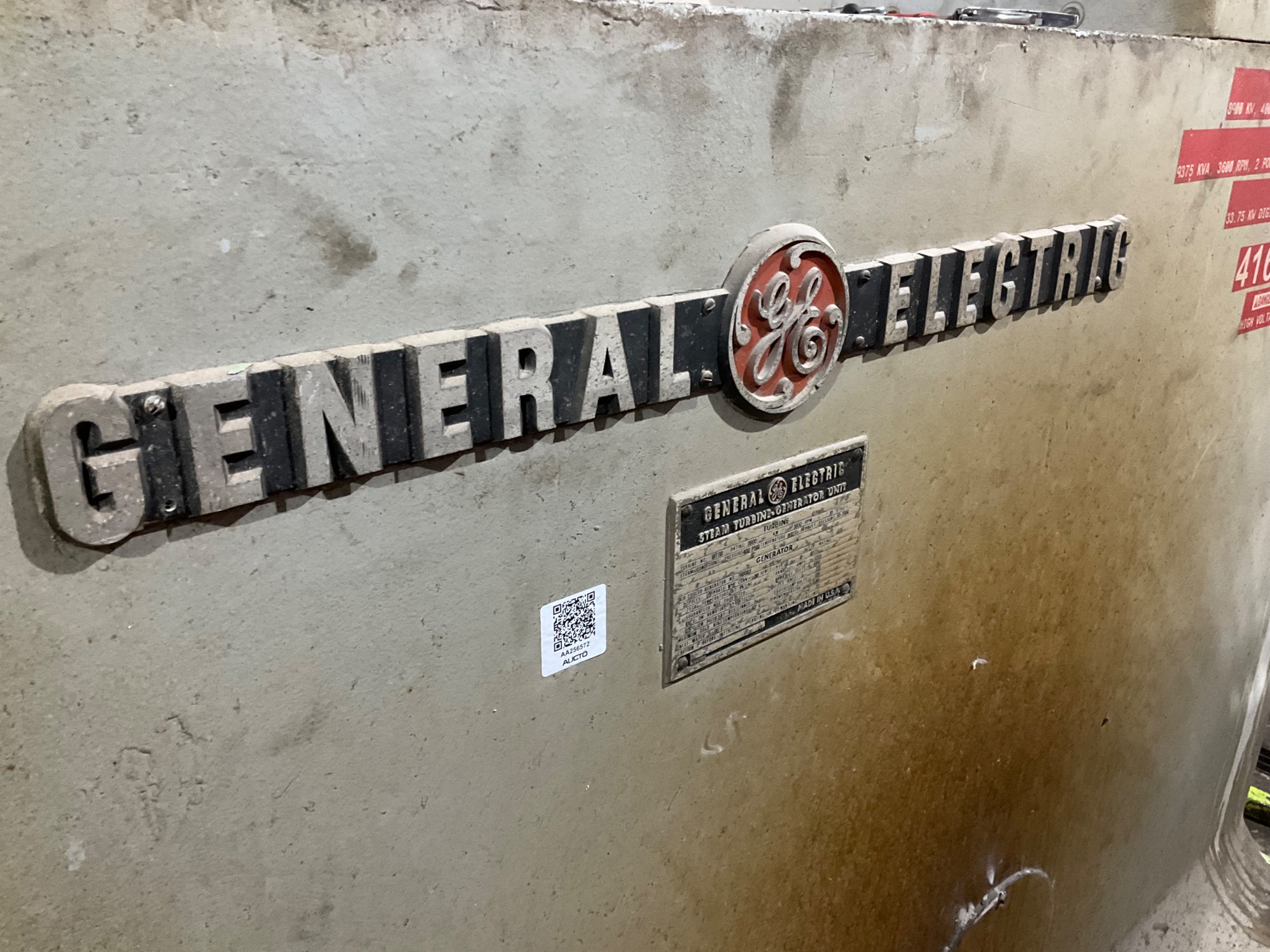 GENERAL ELECTRIC 316X163 STEAM TURBINE–GENERATOR - undefined