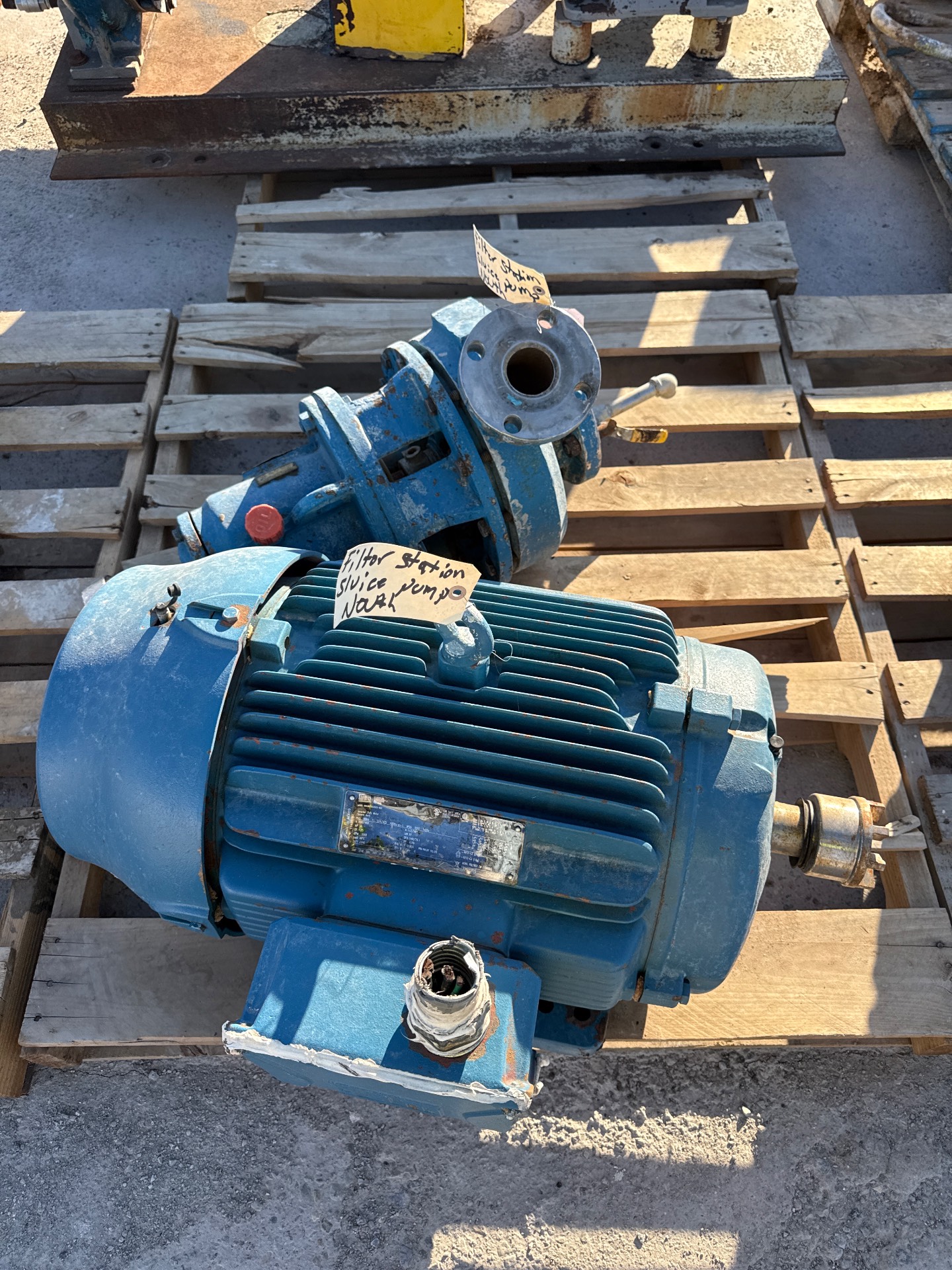 LA BOUR PUMP & 50 HP MOTOR ASSEMBLY - undefined