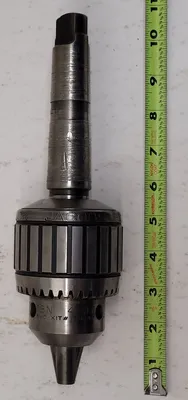 JACOBS 18N BALL BEARING SUPER CHUCK W/ #4MT ARBOR, 1/8-3/4IN CAPACITY - undefined