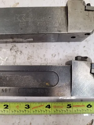 KENNAMETAL DCLNL-204D LEFT HAND CLAMP HOLDER SET OF 2 (1-1/4" SHANK, 6.00" OAL, NEGATIVE RAKE) - undefined