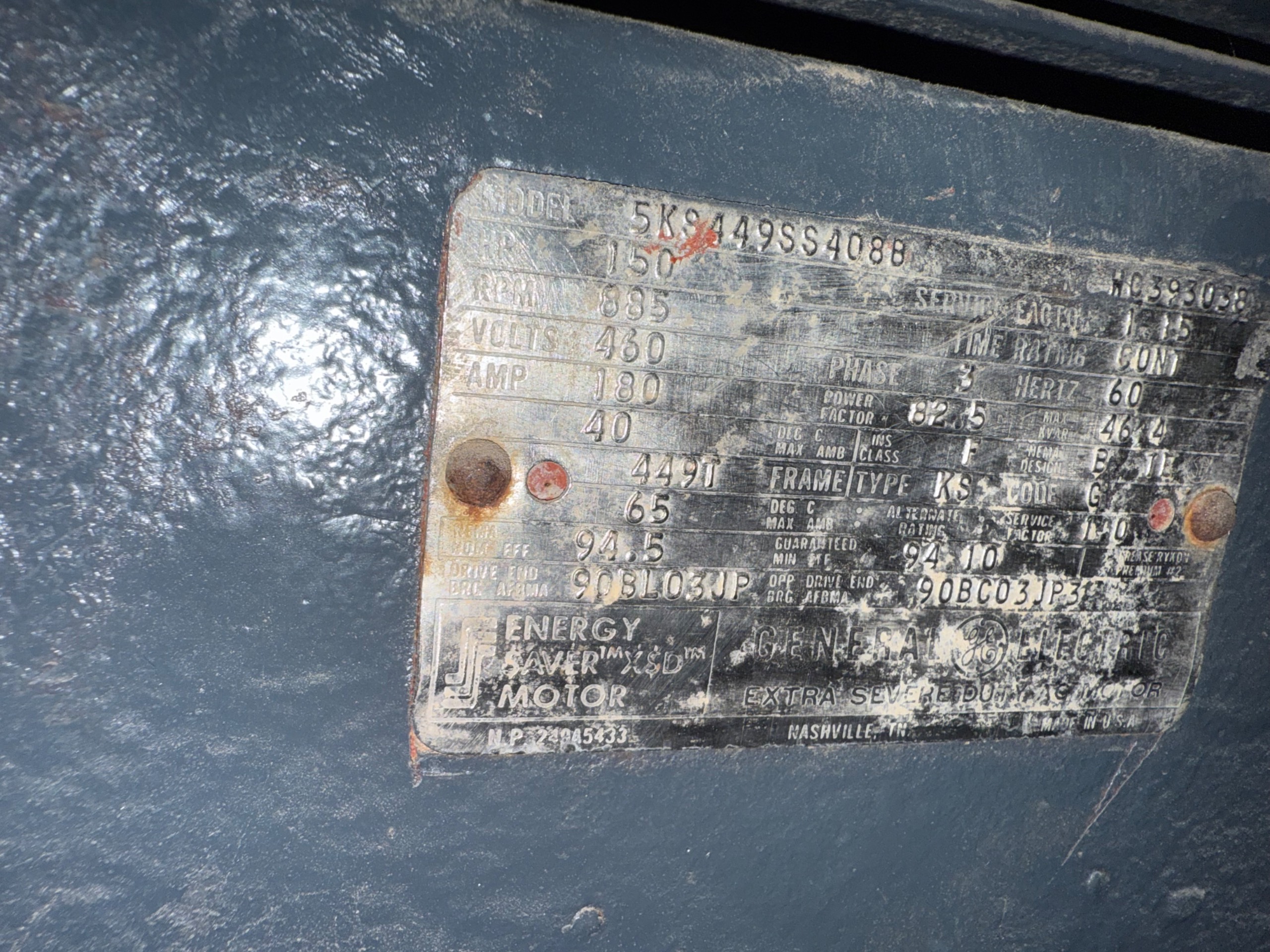 GENERAL ELECTRIC 5KS449SS4088 AC MOTOR - undefined