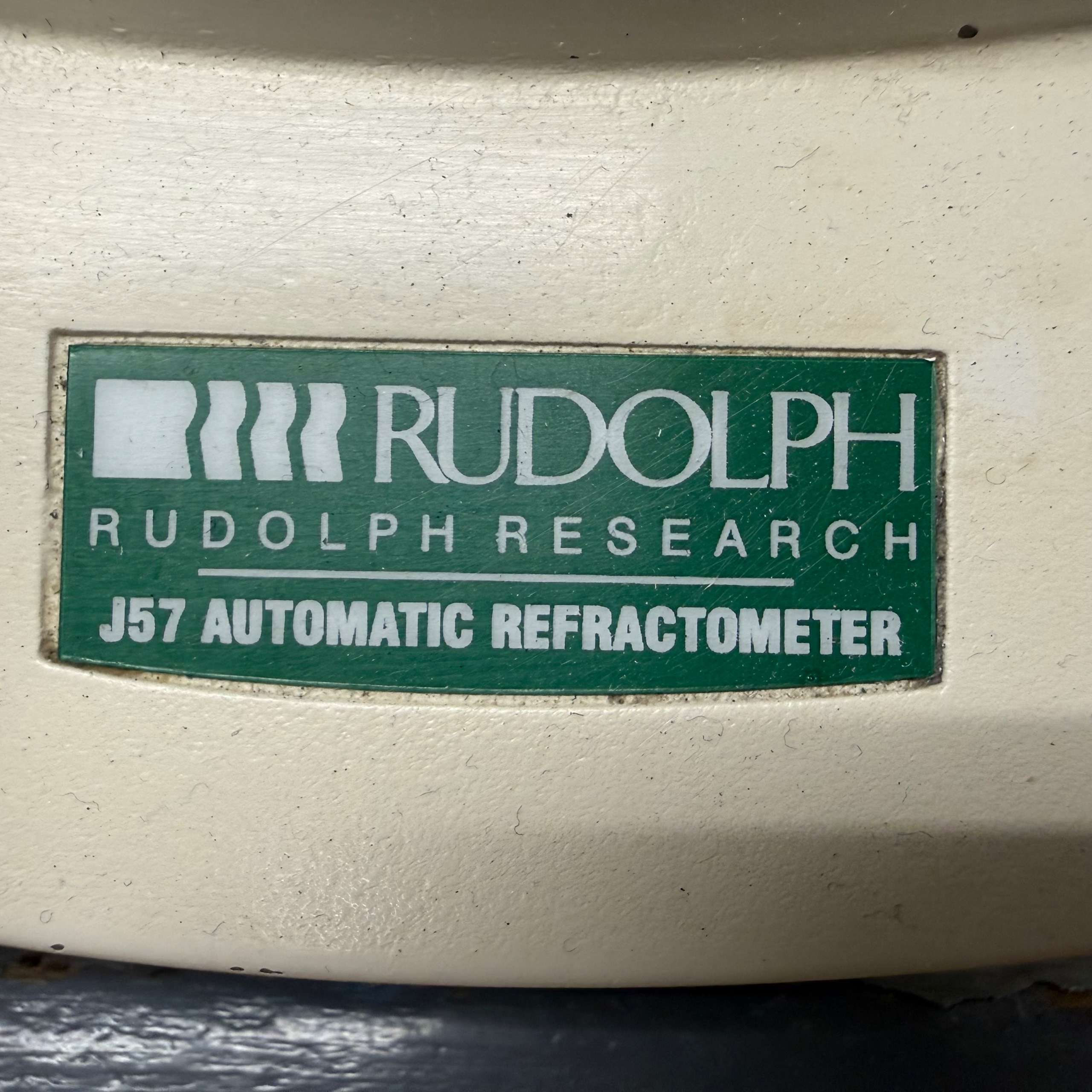 2007 RUDOLPH RESEARCH ANALYTICAL A21320 J-57 AUTOMATIC REFRACTOMETER - undefined