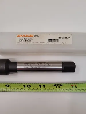 EMUGE FZ112610.14 TAP EXTENSION - 18MM SHANK, 330MM OAL, AXIAL COOLANT FED - undefined