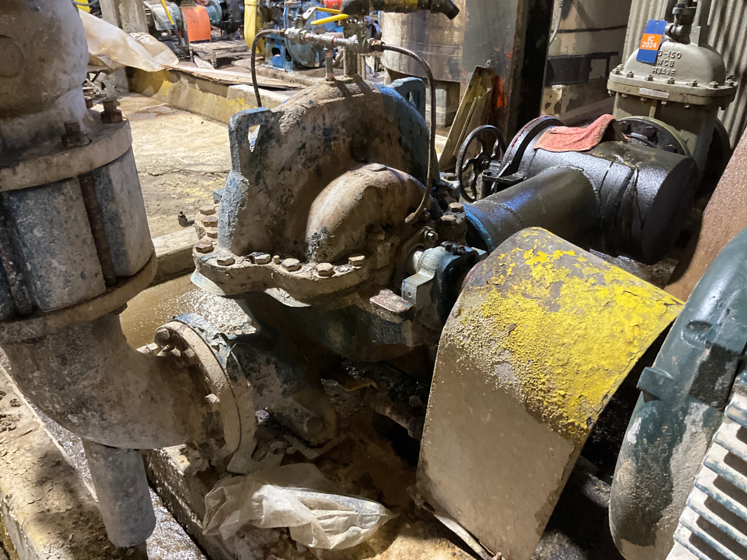 GOULDS 3410 PUMP & 150 HP MOTOR ASSEMBLY - undefined