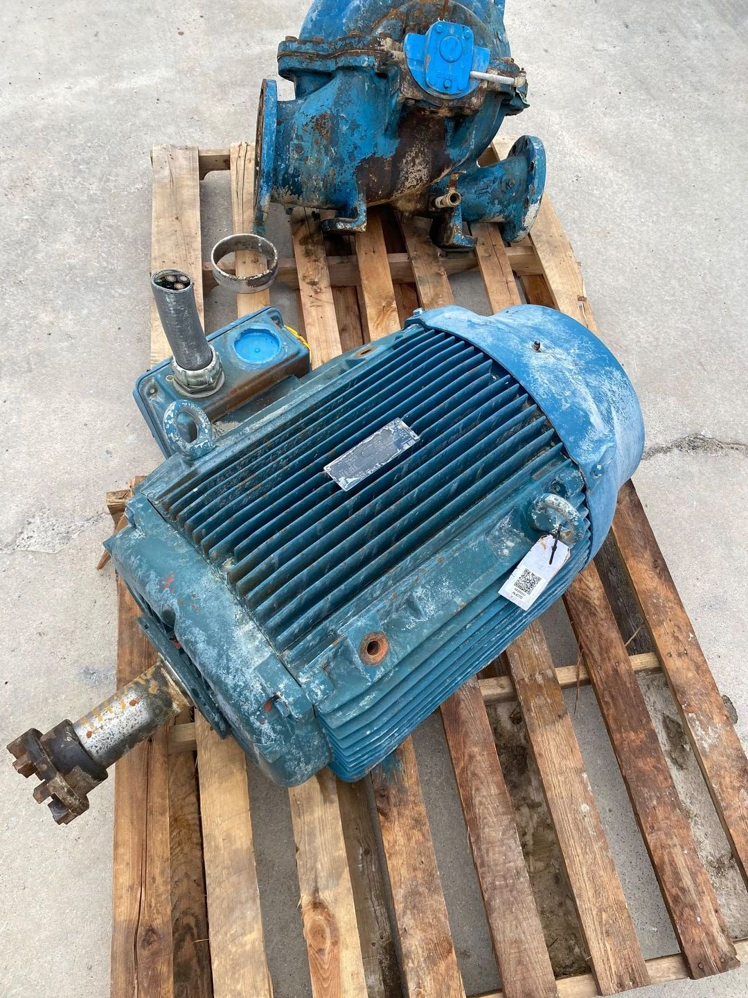 GOULDS 3410 PUMP & 150 HP MOTOR ASSEMBLY - undefined