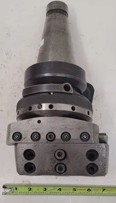 WOHLHAUPTER UPA 5 BORING HEAD WITH #50 TAPER, DIAMETER RANGE 0.000" - 24.409" - undefined