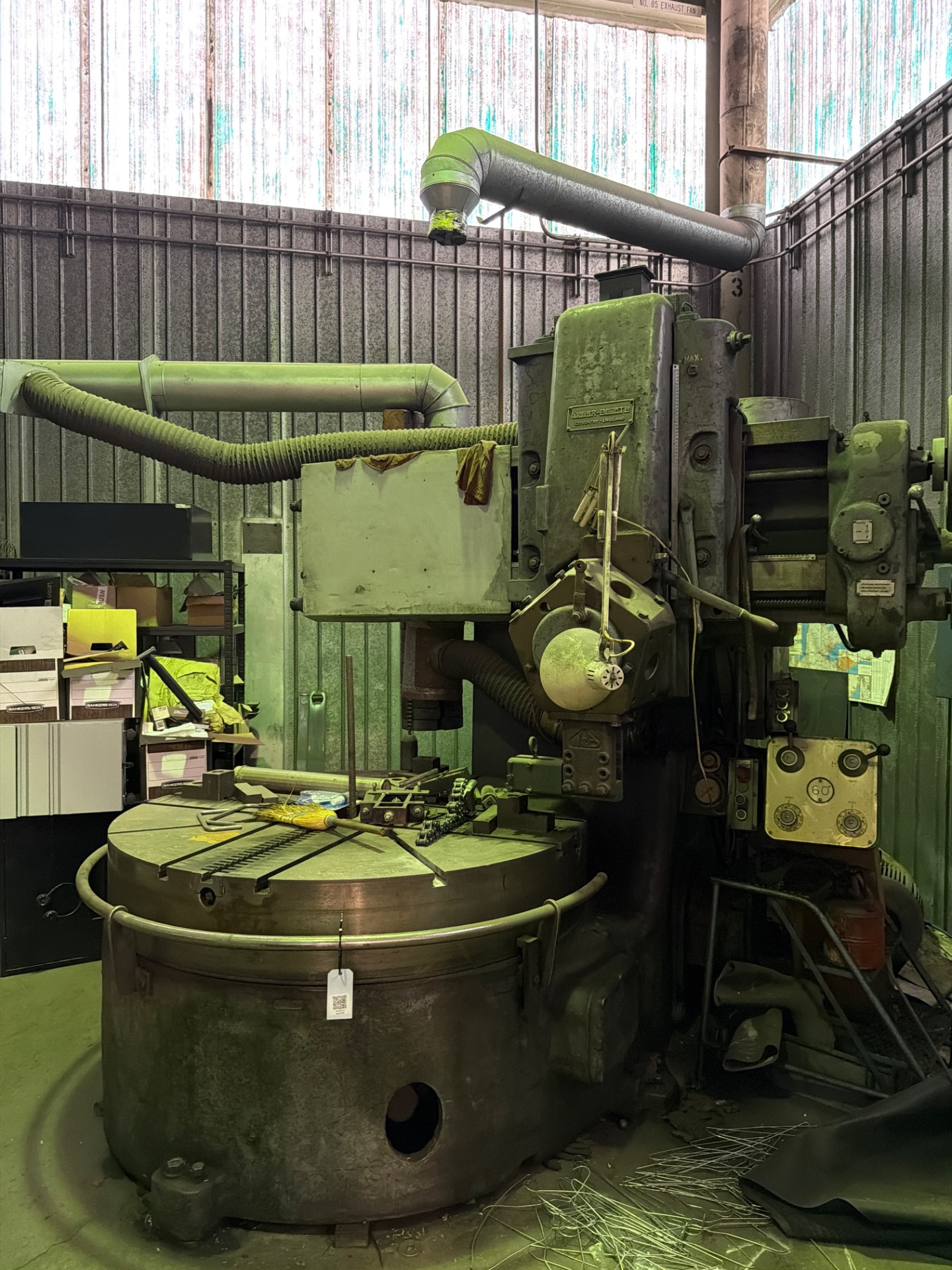 WEBSTER & BENNETT LTD.VERTICAL BORING MILL - undefined