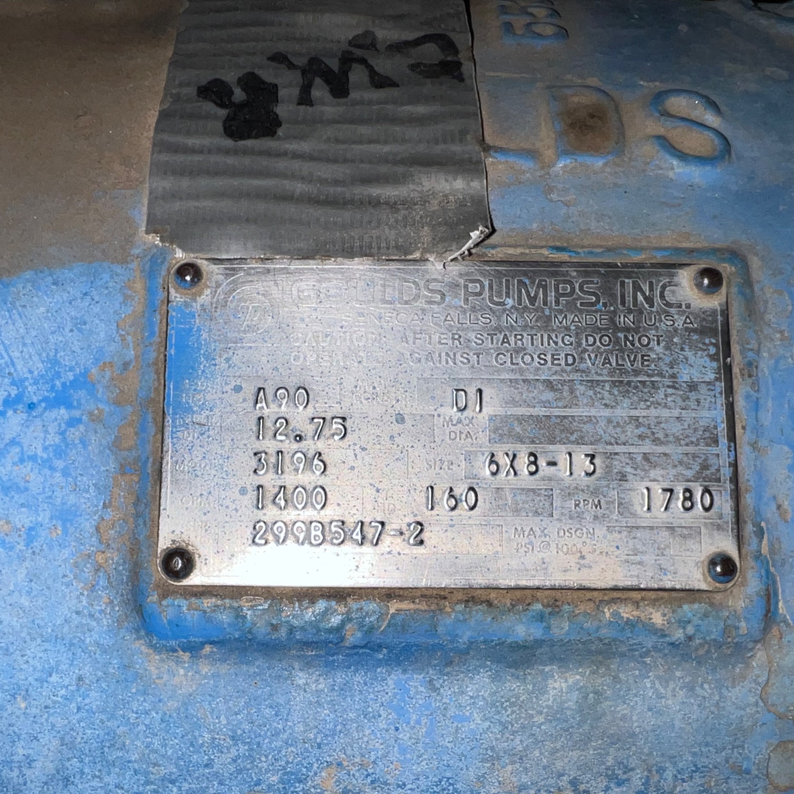 GOULDS 3196 XLT PUMP PART - undefined