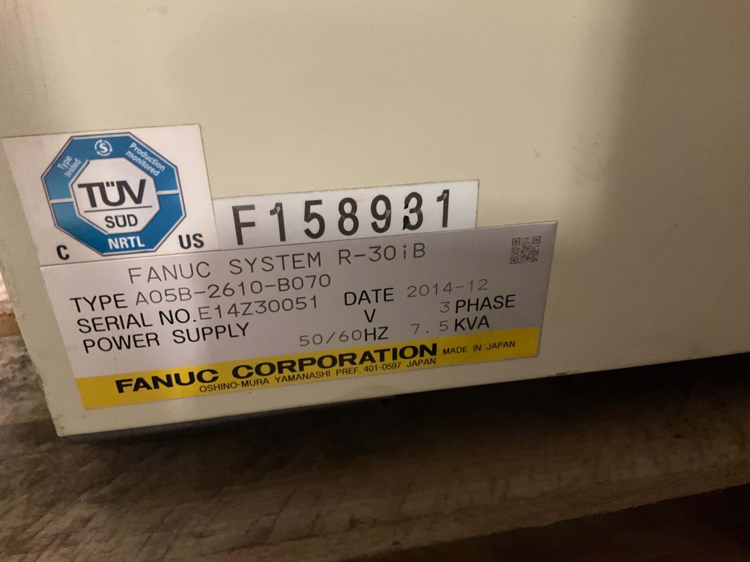 2014 FANUC R-30IB ROBOT CONTROLLER - undefined