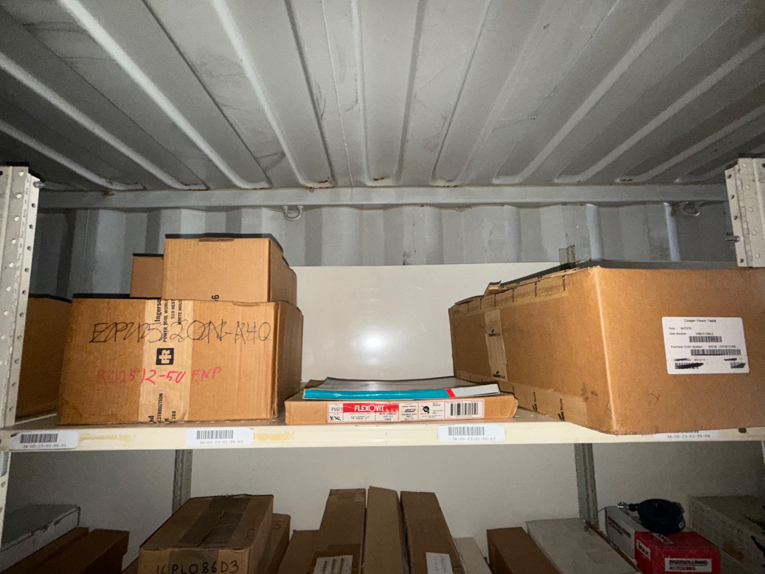 BULK INVENTORY OF INDUSTRIAL PARTS AND TOOLS - undefined