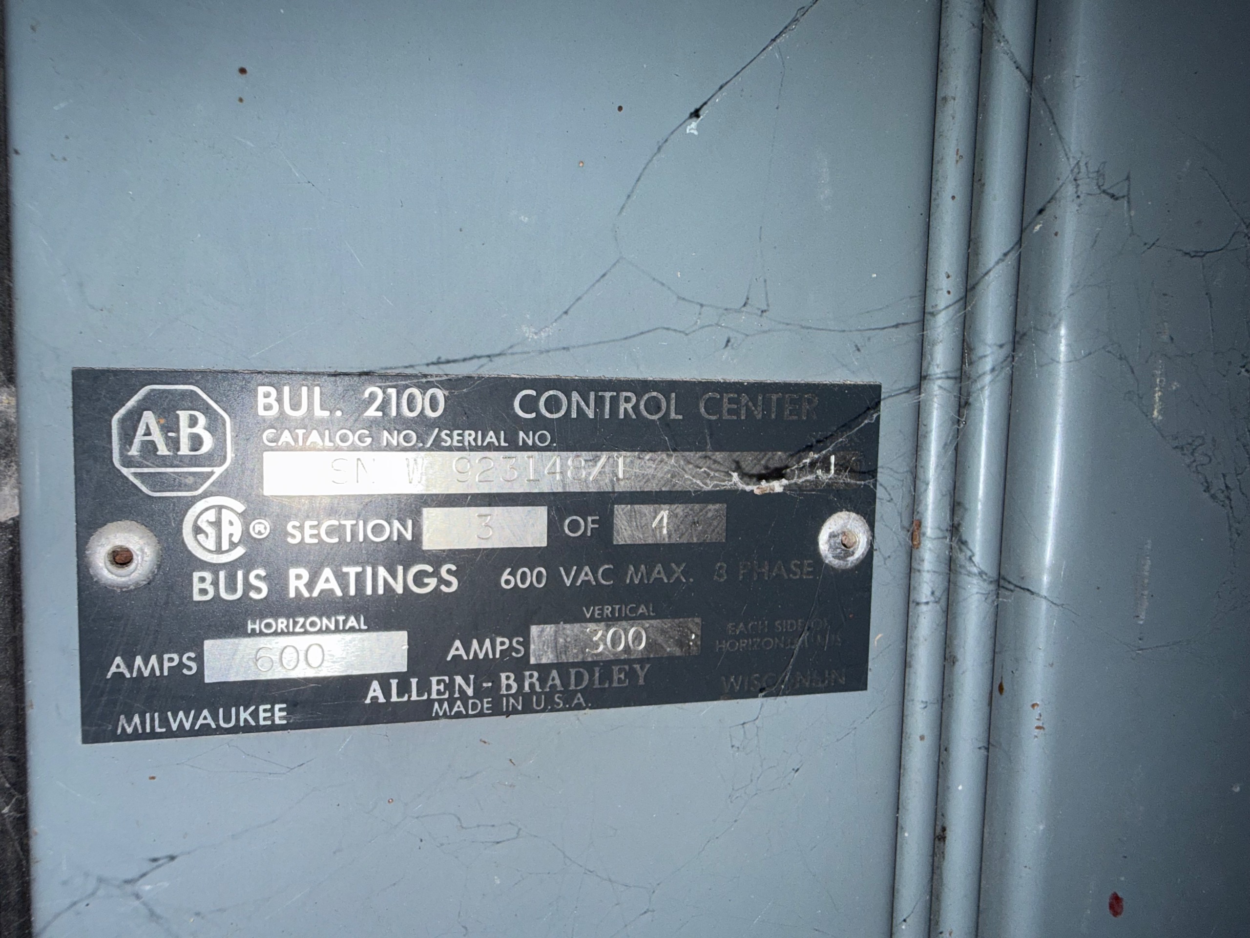 CONTENTS OF ELECTRICAL ROOM - undefined