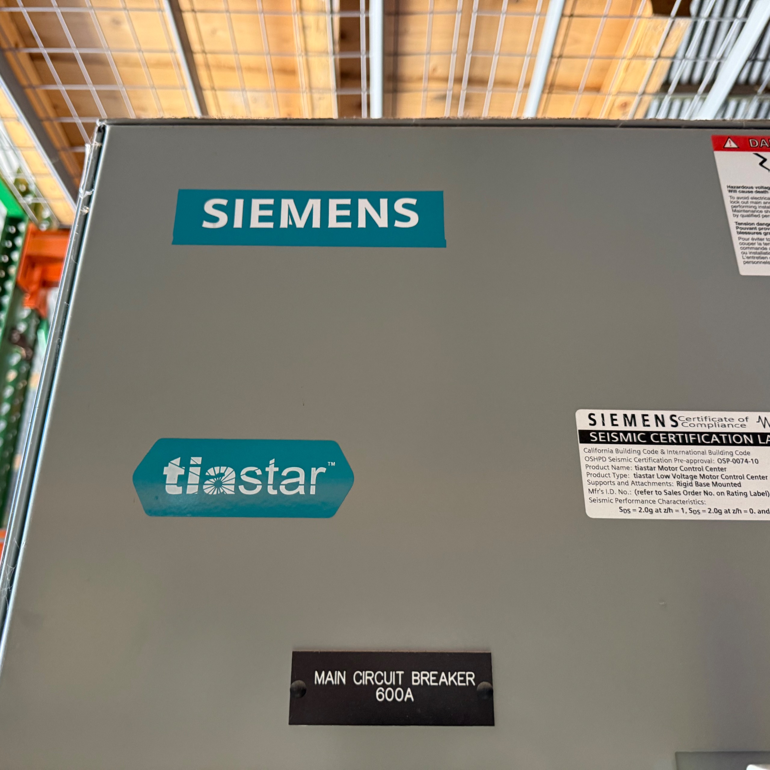 SIEMENS TIASTAR LOW VOLTAGE MCC - undefined