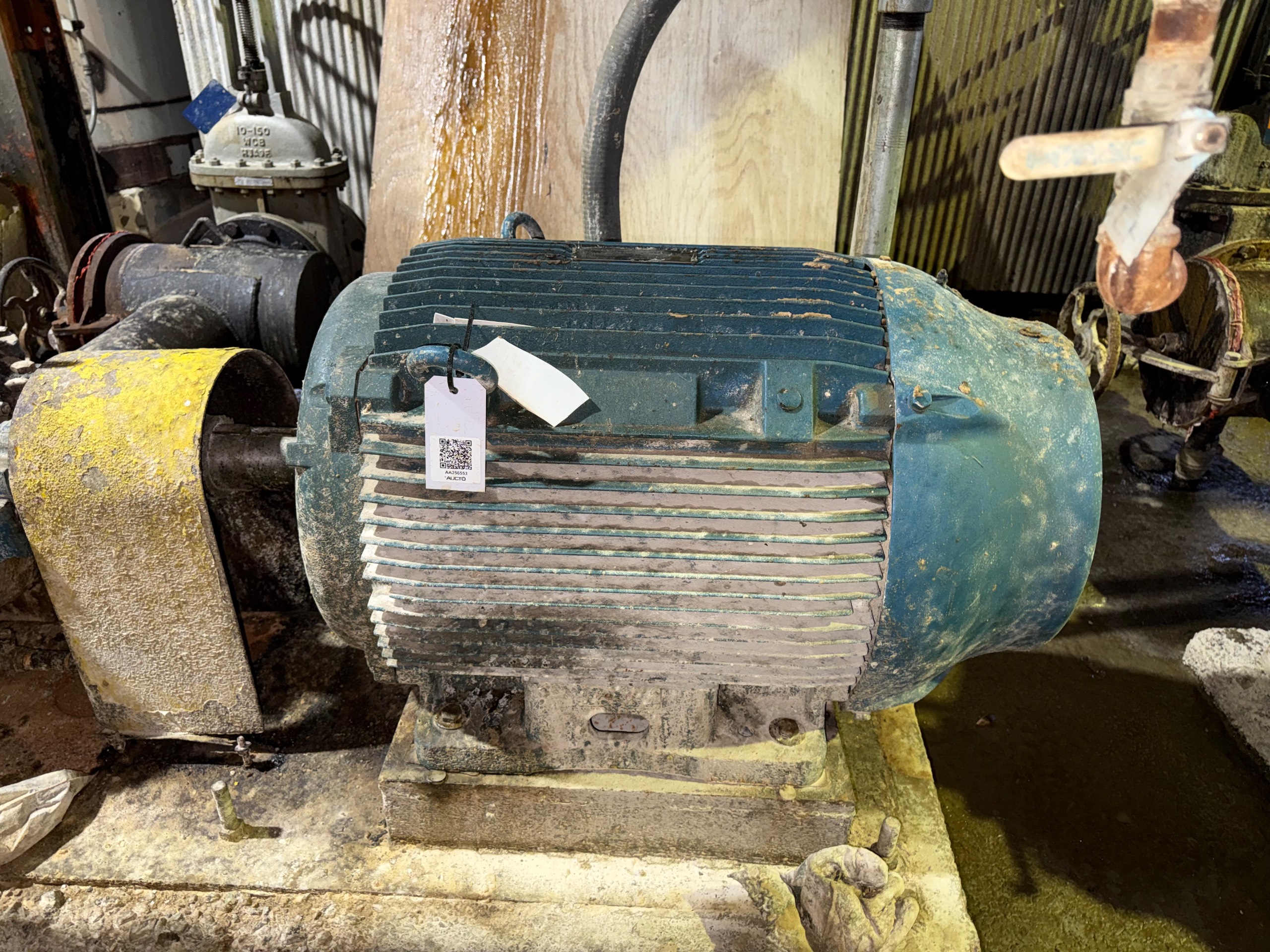 GOULDS 3410 PUMP & 150 HP MOTOR ASSEMBLY - undefined