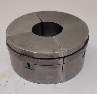 SUPERIOR CINCINNATI S-STYLE EMERGENCY COLLET PAD, 2 3/4" SIZE, 2" HEIGHT, NON-SERRATED - undefined